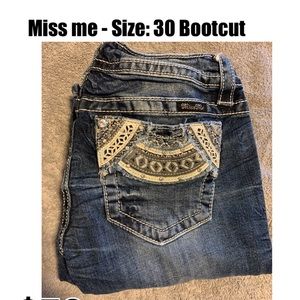 Miss Me - Size: 30 - Inseam: 34 - Bootcut